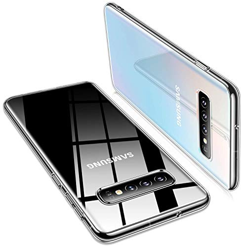 AVANA Hülle für Samsung Galaxy S10 Plus Schutzhülle Slim Fit Case Schutz Durchsichtige Tasche Silikon TPU Dünne Handyhülle Klar Cover Kompatibel mit Samsung Galaxy S10+ - Transparent