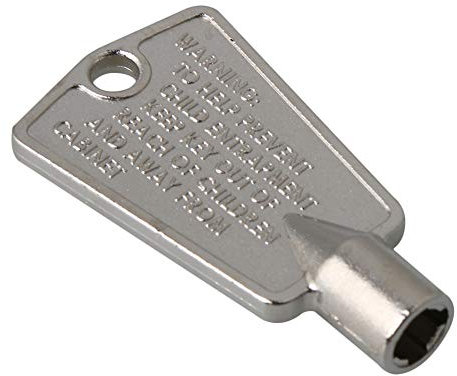 Yibuy Metal Refrigerator Freezer Door Key Replacement Fit for WR05X0072 WR5X65