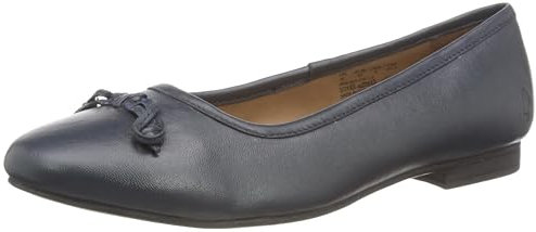 Hush Puppies Women's Naomi Ballet Flats Blue 5 UK