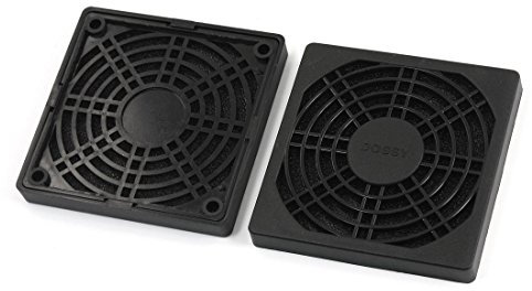 2 x Anti-Dust Mesh Filter Guards for 80 mm PC Computer Fan Case