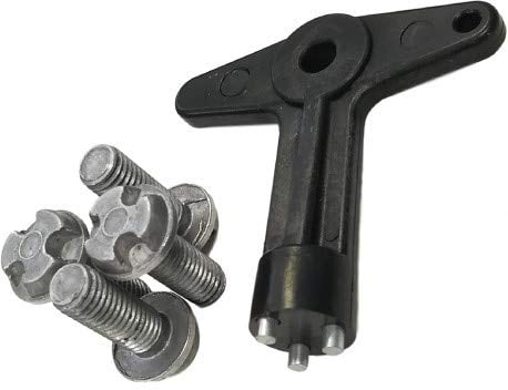 Clé de jantes enjoliveur avec 4 écrous (longs) de serrage anti-vol compatible avec Renault et Opel | Installation facile et qualité OEM | FINAO AUTOPARTS