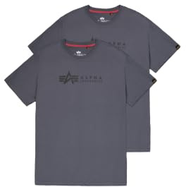 Alpha Industries Herren Alpha Label T-Shirt 2er Pack