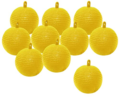 Fruit Fly Killer, 10pcs Sticky Fly Traps, Fly Traps Indoor Outdooor For Home Use, Fly Trap Bug Catcher, Safe And Non-Toxic, Viscosity Lasting, For Garden, Fruit Trees, Plants (yellow)