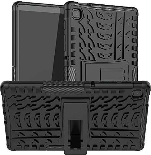 Verco Hülle für Samsung Galaxy Tab A7 10.4, (T500/T505) Outdoor Schutzhülle Armor Tablet Case Massiv Cover, Schwarz