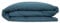 Atmosphera - Housse de Couette Linah - Bleu Canard - Lin lavé 240x220 cm