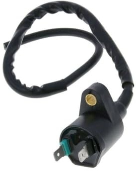 2EXTREME Zündspule 2 Pins kompatibel mit Tec Runner Dano 50, Honda Dano 50 | Mit Zündkabel, 2 Pins, seitliche Schraubbefestigung; kompatibel mit Honda Lead 50 AF01; Ref. 3051A-GFY6-901, 82597R, CM255206