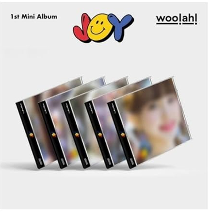 woo!ah! JOY 1st Mini Album Limited Jewel Case Version Random Cover CD + 12p PhotoBook + 1p Folded Card + 1p Photocard + Tracking Sealed