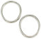 10 Rundringe 45 x 8mm O-Ring Stahl Vernickelt Eisenring Stahlring