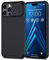 imluckies Compatible with iPhone 14 Pro Max Case with Sliding Camera Cover Protection, Full Body Slim Mobile Phone Case, Sliding Lens Protection for 14 Promax 6.7 Inch 2022, Black