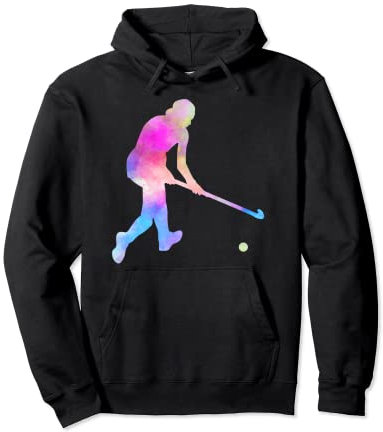 Feldhockey Spielerin Mit Feldhockeyschläger Und Ball Hockey Pullover Hoodie