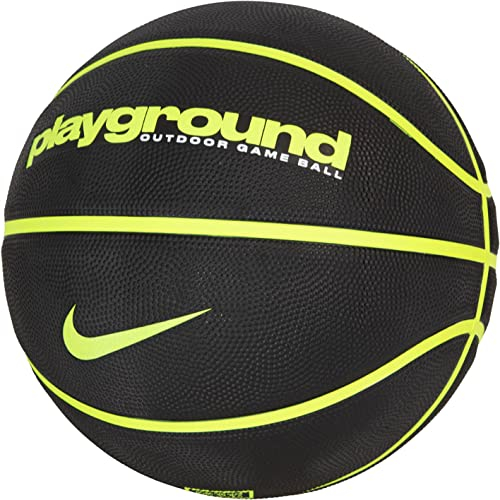 Nike Everyday Playground 8P Basketball (Black/Volt, 7)