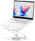 Urmust laptop stand for desk with 360 degree swivel base, compatible with all 10 to 16 inch laptops