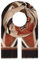 Majea Damen Halstuch Tuch Kopftuch Schal Damen-Schal Tücher Damen Stola (880035) (Braun 9)
