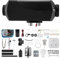 Redriver Calefacción Estacionaria, 8KW Calefaccion Diesel 12V/24V Pantalla LCD, Calentador de Aire Diésel Control Remoto, Bajo Consumo para Coche Furgoneta, Automóvil Camiones Barco Autobús(Marrón)