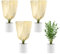 DKINY 3pcs 80x100cm Voile Hivernage Plante Exterieur Voile d'Hivernage avec Cordon Serrage Fermeture Éclair Housses de Protection pour Hiver Arbustes Palmiers Oliviers