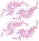 GORGECRAFT 2 Stile Rosa Bestickte Aufnäher 4 Blätter Zum Aufbügeln Hochzeits-Stickerei Blatt-Stickerei-Applikation Für Selbstgemachte Kleidungsstücke Vorhänge Kleider Jeans Kleidung Verzierungen