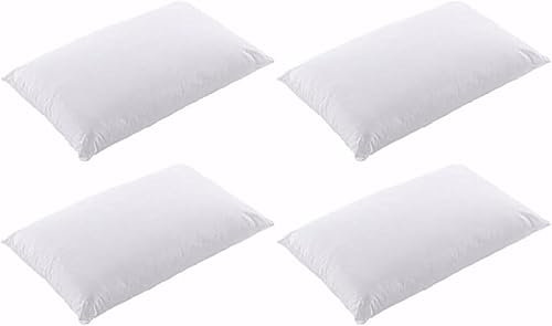 4 cuscini guanciali da letto 5 Stelle Anallergico Effetto Piuma Traspirante 50x80 cm AA214