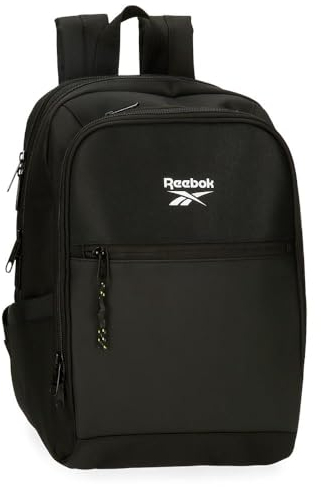 Reebok Hamilton Laptop-Rucksack 13,3 Zoll, Schwarz, Kindergarten-Rucksack
