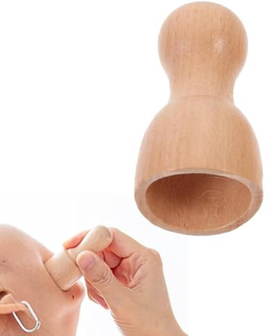 Taza de masaje de madera que forma que esculpe Herramienta de masaje facial de madera robusta para la cara Brazo Pierna