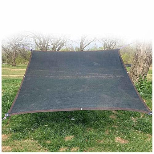 Voile Ombrage 2x2 Voile d'ombrage Serre Toile Ombrage Extérieur 5x5 Toile Pergola 4x3 Bâche en Maille, Filet De Protection Filet D'intimité,black-3x5m