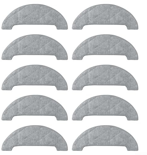 Wischtuch-Pads Ersatzteil für Honiture für Q6 Pro, Laresar für L6 Pro, für Airrobo T10+ Roboter-Staubsauger-Zubehör, Staubsauger-Mopp-Tuch-Pads Ersatzteil (10 Stück)