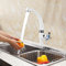 Einzelner Kalter Wasserhahn, Ein Griff, ABS-Kunststoff-Wasserhahn, Küchenspüle, Badezimmer-Waschbecken-Zubehör, G1/2 1/4 Drehbar, für Küchenspüle, Wasserspüle, Handwaschbecken