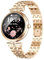 Elegante y deportivo mujer, 1.28 AMOLED Smartwatch. Realice / Respuesta de llamadas, pulsómetro, análisis del sueño, podómetro, impermeable IP68 Fitness Tracker para iOS Android