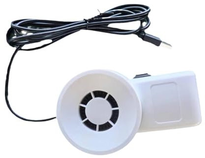 SZLIFE Vent Froid d'aquarium, Installation Facile silencieuse, Compact, Refroidisseur d'aquarium, Petit Ventilateur de pêche à la pêche pour et, Noir