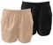 Pantaloncini estivi da donna, 2 pezzi, sportivi, corti, da corsa, traspiranti, per corsa, palestra, bermuda corti, lunghezza al ginocchio, a vita alta, casual, Verde menta, L