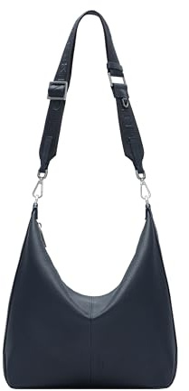 Liebeskind Berlin Damen-Umhängetasche „Paris M“ I Hobo Bag Damen aus Leder mit Schulter- und Crossbody-Riemen I Schultertasche, Hauptfach mit Reißverschluss, 2 Innenfächer I Shoulder Bag