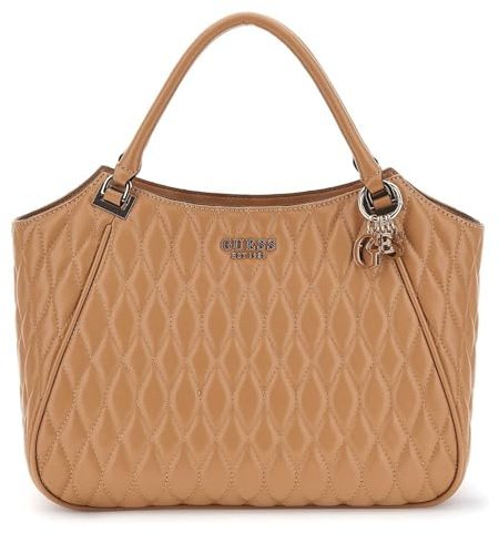 GUESS Shopper Umhängetasche Valla Tote Bag Beige hellbraun