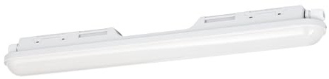EGLO LED Feuchtraumleuchte Pro LED-E, Durchverdrahtung möglich, 2500 Lumen | Beleuchtung Keller Garage, Wannenleuchte 54 cm, Deckenleuchte Röhre, weiß, neutralweiß, IP65