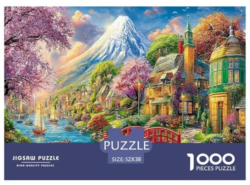 Paris-Panorama-Puzzle für Erwachsene, 1000 Teile – Tolles Geschenk und Beschäftigung für Zuhause, ideale Geschenkidee für Frauen, 52 x 38 cm / 1000 Teile
