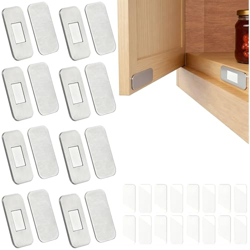 8Pcs Cabinet Door Lock, Sliding Door Lock Buckle, Strong Grip, Suitable for Smooth Operation of Home, Kitchen Cabinets and Wardrobes