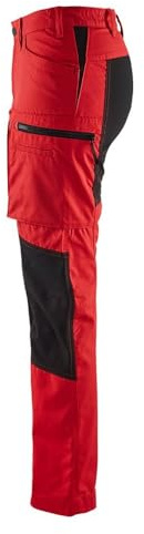 Blakläder Damen-Bundhose Stretch, 1 Stück, C30, rot / schwarz, 715918455699C30