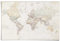 REINDERS Poster Weltkarte Deutsch 2016/17 - Papier 91.5 x 61 cm Khaki Home Office Weltkarten