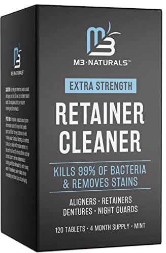 Retainer Denture Cleaner, Mint, 120ct