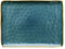 Rose & Tulipani, Vassoio Rettangolare Blu Avio con Bordo Dorato in Ceramica Decorata, Linea Concerto, 36x26.6 cm