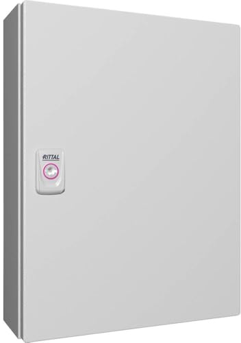Rittal KX Stahlblech Wandanschlusskasten RAL 7035 IP66, HxBxT 400 mm, 300 mm x 120 mm
