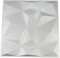 Arty Wall™ PVC 3D Dekorative Wandpaneel Fliesen Verkleidungsplatte Matt oder Schwarz 12 Paneele 32 Quadratmeter (Diamant)