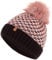 Faera Wintermütze weich gefüttert mit Kunstfell Bommel-Mütze Fleece-Futter Winter Strick-Mütze Beanie-Mütze Damen Herren One-Size 04, Farbe:Rosa