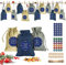 Adventskalender zum Befüllen, 24 Weihnachtskalender Stoffsäckchen zum Selberfüllen, mit 24 Zahlen Aufkleber Mini Holzklammern und Hanfseile,Jutesäckchen zum selber befüllbar Aufhängen Bastelset