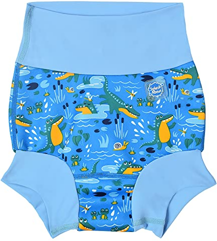 Splash About Happy Nappy Wiederverwendbare Schwimmwindel, Crocodile Swamp, 12-24 monate