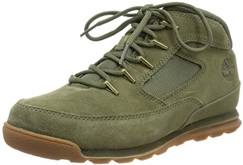 Timberland Herren Euro Rock Heritage L/F Basic Stiefel, Dark Green Suede, 41.5 EU