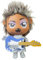TOMY Sing 2 Riff Rock Ash Plüschtier, Sing 2 Merchandise Plüschtier, 30.5 cm Aschefigur, Schlafzimmer Zubehör, Singende Asche Kissen für Jungen und Mädchen ab 3 Jahren, 12 Zoll Plüschtier