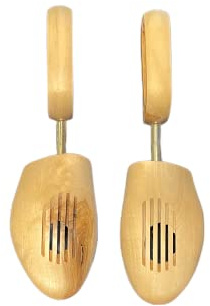 Dasco County BirchWood Shoe Trees Spring Loaded