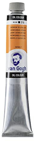Talens Van Gogh Colores al óleo Tubo 60 ml Amarillo Cadmio Oscuro 210 (02062103)