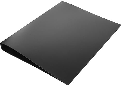 Operitacx Choral Musikmappe A4 Punchless Binder Clamp Binder Halter für Schulordner Baustelle Labor Medizinisches Büro Unterricht Dokumente Schwarz