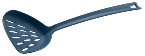 Tasty Abseihlöffel Monoblock – »Kunststoff 3H«, 34x12,5cm, Ideal für Gemüse, Teigwaren & Mehr, mit Aufhängefunktion, Spülmaschinengeeignet, in Eleganter Blauer Farbe