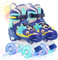 Kinder Dinosaurier Rollschuhe für Junge Mädchen Skates für Kinder Größenverstellbare Mit Leuchtenden Rädern Quad Roller Skates für Anfänger Geburtstags und Weihnachts Geschenke
